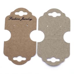 New 19 Style Paper Plastic Earring Ear Stud Ring Hang Tag Card Jewelry Show Display Packing Card Holder Packaging For Necklaces