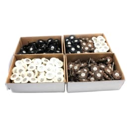 144pcs 22mm Abrasive Brushes 2.35mm Shank Jewelry Polishing Wheel for Dremel Power Tool Accessories