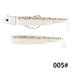FTK Soft Black Minnow Jig Head 5g 12g 25g Fishing Lure Wobblers Jig Head Silicone Baits Crank Hook Jigging Bass Pike Zander