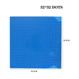 Baseplate 32x32 16X32 Dots Classic Brick Plate Building Blocks DIY Constructor Parts Baseplates Compatible Brands City Friends
