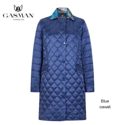 GASMAN women's spring jackets 2022 Warm Thin Cotton Jacket female Long Women autumn coat Windproof Floral Turtleneck parka 20122