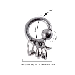 1PC Surgical Steel Lobster Closer Bead Ring Ear Weights Large Gauge Stretched Lobe Earrings New Style Ear Expander Women Jewelry