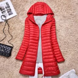 SEDUTMO Winter Duck Down Jackets Women Ultra Light Long Down Coat Spring Hoodie Puffer Jacket Slim Parkas ED876