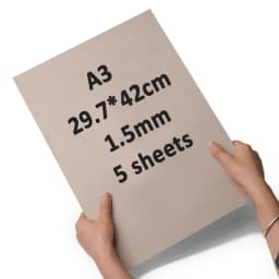 A4 A3 Gray Thicked Kraft Paper DIY Handmake Card Making Craft Paper Thick Paperboard Grey Cardboard 3MM Chipboard Backing Board