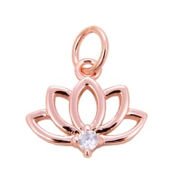 Pine Cone Lotus Coconut Tree Sun Flower Ginkgo Leaf 18K Gold Charm,Bracelet Earring Attachment Jewelry Components Findings L44