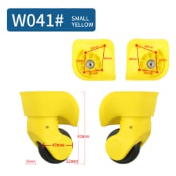 Universal Wheel Luggage Makeup Suitcase Accessories In Wheels Trolley Fashion Suitcase Accessory Rolling Wheels Repair Casters