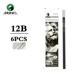 Maries Professional Sketch Pencil Drawing HB 2H B 2B 3B 4B 5B 6B 7B 8B 10B 12B 14B Soft Medium Hard Charcoal Art Stationery