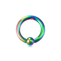 1PC 3-8mm Punk Ear Gauge BCR Ball Closure Nose Septum Ring Jewelry Surgical Steel Ear Piercing Weights Stretcher Expander Unisex