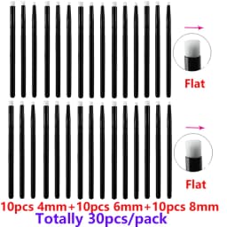Wholesale Flat /Angled Detailed Blending Brushes Large Small Smooth Blending Brushes Ink Application Tool for DIY Cards Making