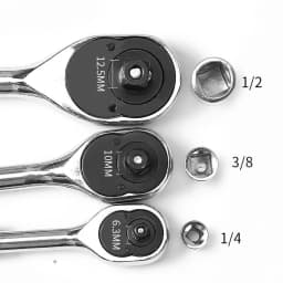 1/4" 3/8" 1/2" Ratchet Wrench Adapter Chrome Vanadium Sleeve Drive Socket Converter Wrench Transform Joint