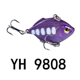 1 PCS Metal VIB Blade Glow Cicada Lure 4.5cm/8.5g Sinking Tail Spinner Baits Bibe For Bass Pike Perch Fishing