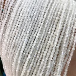 Faceted Natural 2 3 mm Stone Bead Zircon Rose Quartzs Amethysts Rubys Agates Seed Beads for Jewelry Making Beadwork DIY Supplies