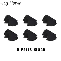 6 Pairs Sewing Shoulder Pads Women/Men Set-in Foam Sponge Shoulder Pad Knitwear Pads for Blazer Coat Clothes Sewing Accessories