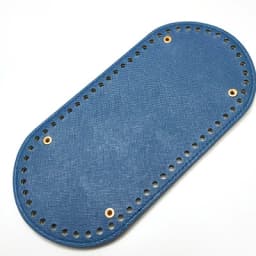 25x12cm Bag Bottom Oval Leather Bottoms with Holes Bag Accessories Handmade PU DIY Part for Handbag Crossbody Messenger Bags