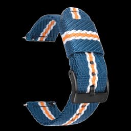 Woven Nylon Strap 18mm 20mm 22mm 24mm Stainless Steel Buckle Quick Release Men Replacement Bracelet Wrist Band Watch Accessories