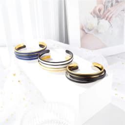ZORCVENS New Leather Cuff Bracelets Bangles Men Women Gold Color Stainless Steel Bangle Unisex Pulseras Luxury Fashion Jewelry