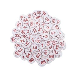 20-100PCS 16 Color Round Number Beehive Label Beekeeping Box Numbered With Hole Tag Animal Livestock Markers Classification Sign