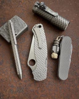1piece C81 Titanium Alloy Pocket Back Clip with 3 Screws Titanium Alloy Integrated Clip for C81 Knife Accessories
