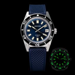 SEESTERN 62MAS Diving Watch Men Automatic Mechanical Wristwatch Luminous Bezel Waterproof NH35 Movement Sapphire Glass Bracelet