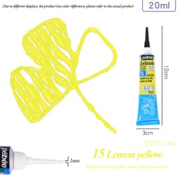French Pebeo 1pc Three-dimensional Hook Line Pen Comic Manicure Painting Writing Art Student Stationery Hand-painted Handmade