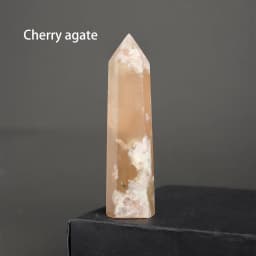7-8cm Natural Crystal Point Quartz Rainbow Wand Crystal Column Rose Quartz Rock Mineral Specimen Home Decor Reiki Healing stone