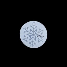 New Christmas Multi Shapes Snowflake Pendant Silicone Mold Hanging Epoxy Resin Mould For DIY Christmas Tree Decor Jewelry Making