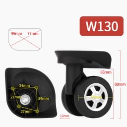 Luggage Wheel Replacement Wheels Suitcase Accessories Universal Casters Rolling Luggage Suitcase Wheeled Accessories Bags Caster