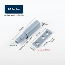 Kitchen Cabinet Catches Door Stop Drawer Damper BuffersSoft Quiet Close with Srews Invisible Handle Home Furniture Hardware