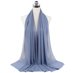 New Premium Plain Chiffon Scarf Muslim Hijab Instant Shawl Soft Ball Bubble Chiffon Head Wraps Islamic Lady Women Hijabs