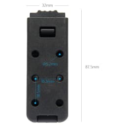 10PCS Small Duty Loops DCL Combat Belt Clip Holster Attachments For Kydex Sheath With Screw DIY Parts
