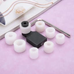 Jewelry Ring Setter Clamp Set with 7 Dies Jewelry Processing Tool Locator Fixture Channel Diamond Setting Tool Kit for Jeweler