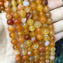 4 6 8 10 MM Natural Colorful Agates Round Loose Stone Beads For Jewelry Making Charm Diy Bracelet Necklace Earrings Material