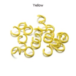 100Pcs/Lot 1.2x8mm Colorful Metal Jump Rings Split Ring Connector For DIY Jewelry Finding Making Accessories Wholesale Supplies