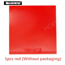SANWEI T88 III (T88-3) Table Tennis Rubber (Half-sticky, loop) with Sponge Pimples In Original SANWEI Ping Pong Rubber