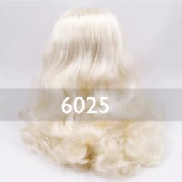 RBL Blyth Doll Scalp Wigs Brown Grey Blonde Deep Purple Hair Series Including the Hard dome ob24 anime girl