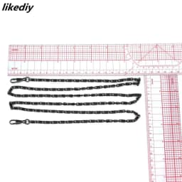 1 Piece About Length 120 CM Width 0.3cm Replacement Metal Twisted Purse Chain For Shoulder Cross Body Handbags Bag Accessories