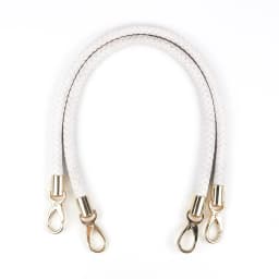 2pcs High Quality PU Leather Handbag Handles Handmade Alloy Metal Bag DIY Accessories Braided Rope Bag Shoulder Bag Strap KZ0346