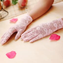 Sexy Lace Gloves Women's Summer Sunscreen Thin Long UV Blocking Gloves Black White Pink Lace Gloves Drop Shipping