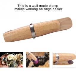 Quality Wood Ring Clamp Tool Jewelry Making Processing Tool Benchwork diy Hand Tweezers Holder Tools for Jewelers