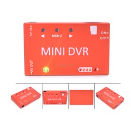 Mini FPV DVR Video Audio Recorder Built-in 3.7V 400mah Battery for FPV RC Multicopters VR Goggle Monitor