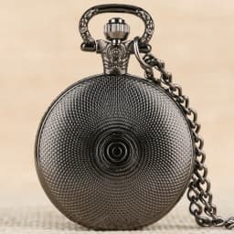 Medium Size Pocket Watcg Necklace Mad Hatter Pattern Quartz Pocket Watch Famous Watch Men Clock Pendant Gift for Men Women