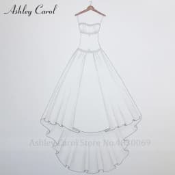 Personalized custom wedding dress installment payment first installment