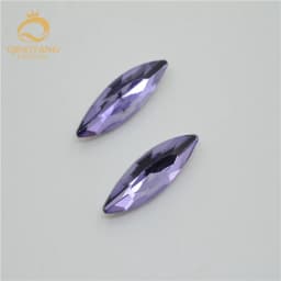 Navette Glass Crystal Pointback Color Rhinestone Strass Stones Clothing Crafts Jewelry Making 10mmX35mm 10mmx48mm 30pcs