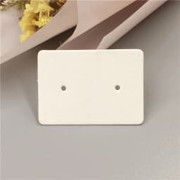 50pcs/lot 3.5x2.5cm Multi color Paper Cute Stud Earring Hang Tag Card Jewelry Display Packing Card Custom Logo Cost Extra