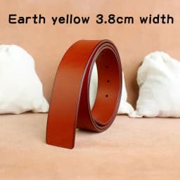 No Buckle 3.3 cm and 3. 8cm Belts for Mens High Quality Pin Buckle Male Strap Genuine Leather Waistband Ceinture Homme