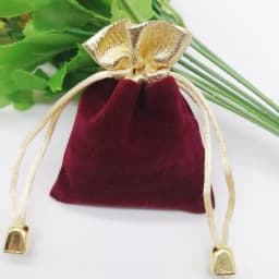 High Quality 100pcs Drawstring Velvet Jewelry Gift Package Bags & Pouches Phnom Penh Gold Bead Display Packaging Gift Bags