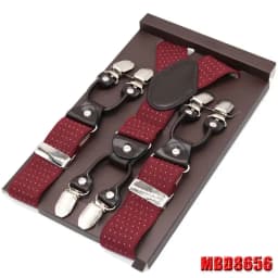 Man's Suspenders Casual Straps Y-Back Shape Men's Trousers Suspensorio Elastic Clips-On Ceinture Suspendue 3.5*120cm