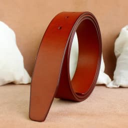 No Buckle 3.3 cm and 3. 8cm Belts for Mens High Quality Pin Buckle Male Strap Genuine Leather Waistband Ceinture Homme