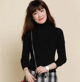 Cashmere Pullover Turtleneck Sweater Women 2026 Autumn Winter Clothes Female Jumper Pull Femme Hiver Basic Warm Knitted Sweaters