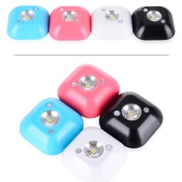Mini Smart Wireless Sensor LED Night Light PIR Magnetic Wall Lamp Infrared Motion Emergency LED Lamps for Bedroom Cabinet Stairs